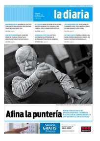 Tapa de la diaria del viernes 22 de mayo de 2015