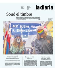 Tapa de la diaria del martes 30 de junio de 2020