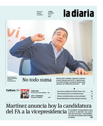 Tapa de la diaria del viernes 5 de julio de 2019