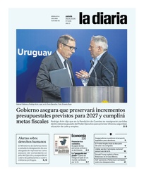 Tapa de la diaria del jueves 28 de mayo de 2026