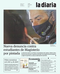 Tapa de la diaria del lunes 4 de abril de 2022