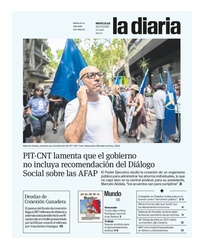 Tapa de la diaria del miércoles 22 de julio de 2026