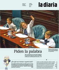 Tapa de la diaria del jueves 29 de noviembre de 2018