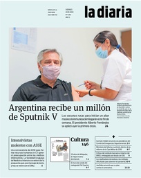 Tapa de la diaria del viernes 22 de enero de 2021