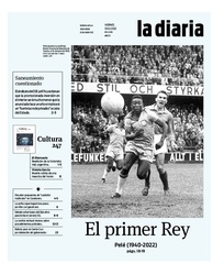 Tapa de la diaria del viernes 30 de diciembre de 2022