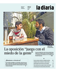 Tapa de la diaria del miércoles 18 de septiembre de 2019