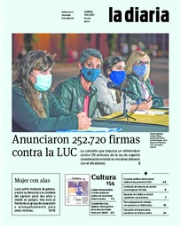 Tapa de la diaria del viernes 19 de marzo de 2021