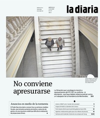Tapa de la diaria del miércoles 11 de marzo de 2020