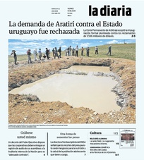 Tapa de la diaria del viernes 7 de agosto de 2020