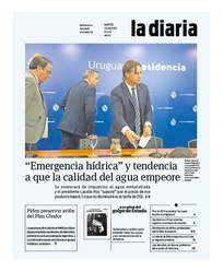 Tapa de la diaria del martes 20 de junio de 2023