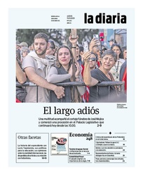 Tapa de la diaria del jueves 15 de mayo de 2025