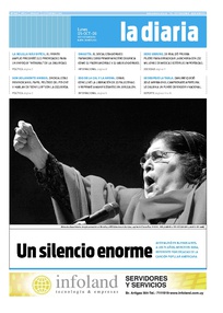 Tapa de la diaria del lunes 5 de octubre de 2009