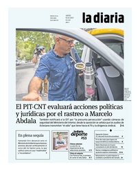 Tapa de la diaria del jueves 2 de febrero de 2023