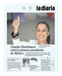 Tapa de la diaria del lunes 3 de junio de 2024