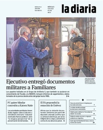 Tapa de la diaria del miércoles 12 de mayo de 2021