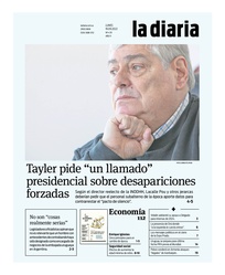 Tapa de la diaria del lunes 19 de septiembre de 2022