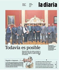 Tapa de la diaria del jueves 7 de febrero de 2019