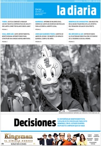 Tapa de la diaria del viernes 29 de septiembre de 2017