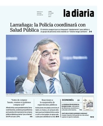 Tapa de la diaria del lunes 21 de diciembre de 2020