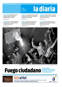 Tapa de la diaria del lunes 12 de enero de 2015