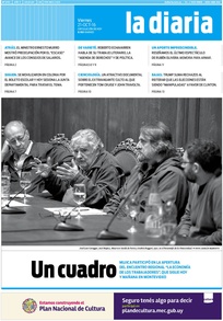 Tapa de la diaria del viernes 21 de octubre de 2016