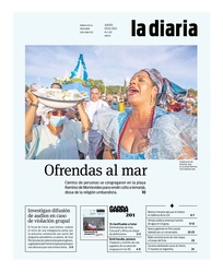 Tapa de la diaria del jueves 3 de febrero de 2022