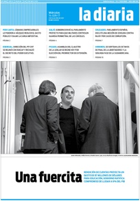 Tapa de la diaria del miércoles 14 de junio de 2017