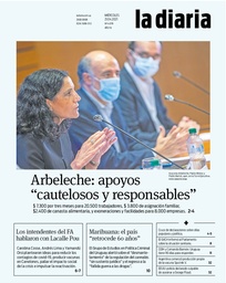 Tapa de la diaria del miércoles 21 de abril de 2021