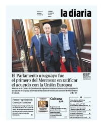 Tapa de la diaria del viernes 27 de febrero de 2026