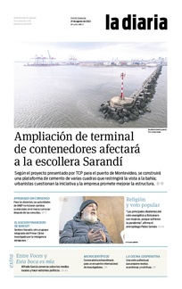 Tapa de la diaria del sábado 27 de agosto de 2022