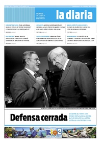 Tapa de la diaria del viernes 4 de abril de 2014