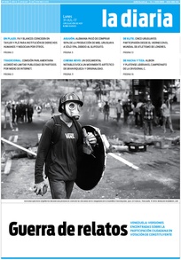 Tapa de la diaria del lunes 31 de julio de 2017