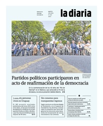 Tapa de la diaria del martes 28 de noviembre de 2023