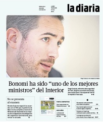 Tapa de la diaria del lunes 19 de agosto de 2019