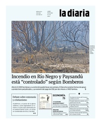 Tapa de la diaria del lunes 3 de enero de 2022