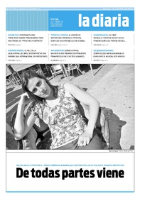 Tapa de la diaria del viernes 23 de noviembre de 2012