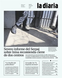 Tapa de la diaria del martes 3 de mayo de 2022