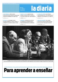 Tapa de la diaria del martes 23 de octubre de 2012