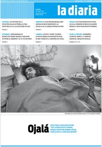 Tapa de la diaria del lunes 12 de septiembre de 2016