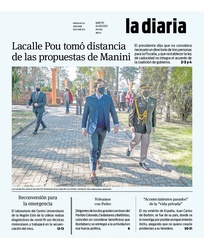 Tapa de la diaria del martes 4 de agosto de 2020