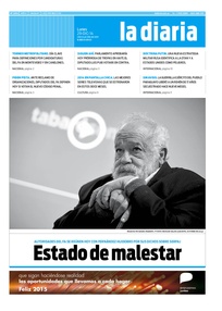 Tapa de la diaria del lunes 29 de diciembre de 2014