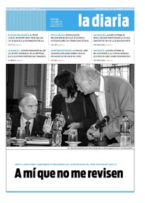 Tapa de la diaria del viernes 30 de abril de 2010