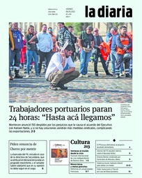 Tapa de la diaria del viernes 6 de mayo de 2022