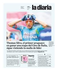 Tapa de la diaria del lunes 11 de mayo de 2026
