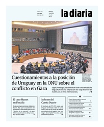 Tapa de la diaria del martes 31 de octubre de 2023