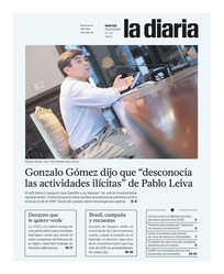 Tapa de la diaria del martes 29 de setiembre de 2026