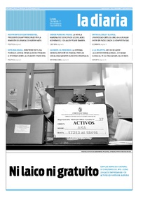 Tapa de la diaria del lunes 28 de marzo de 2011