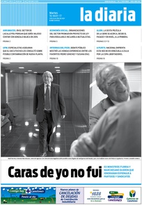 Tapa de la diaria del martes 16 de mayo de 2017