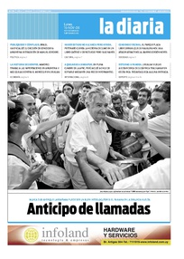 Tapa de la diaria del lunes 16 de noviembre de 2009