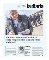 Tapa de la diaria del lunes 14 de setiembre de 2026